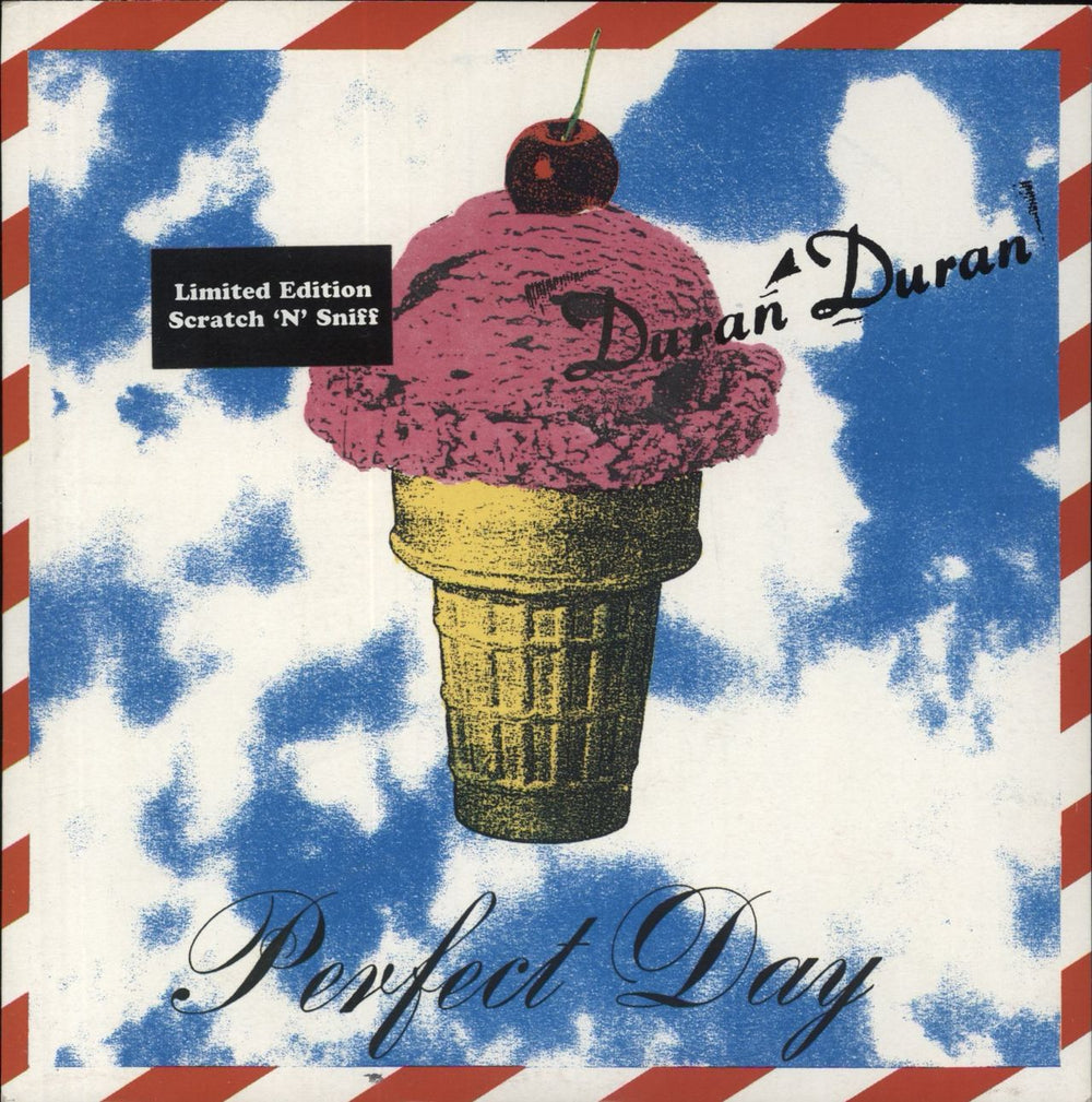 Duran Duran Perfect Day - Scratch N Sniff UK 7" vinyl single (7 inch record / 45) DD20