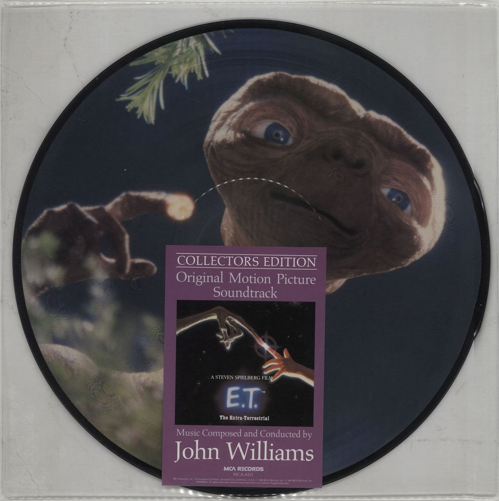 E.T. E.T. - The Extra-terrestrial US picture disc LP (vinyl picture disc album) MCA-6113