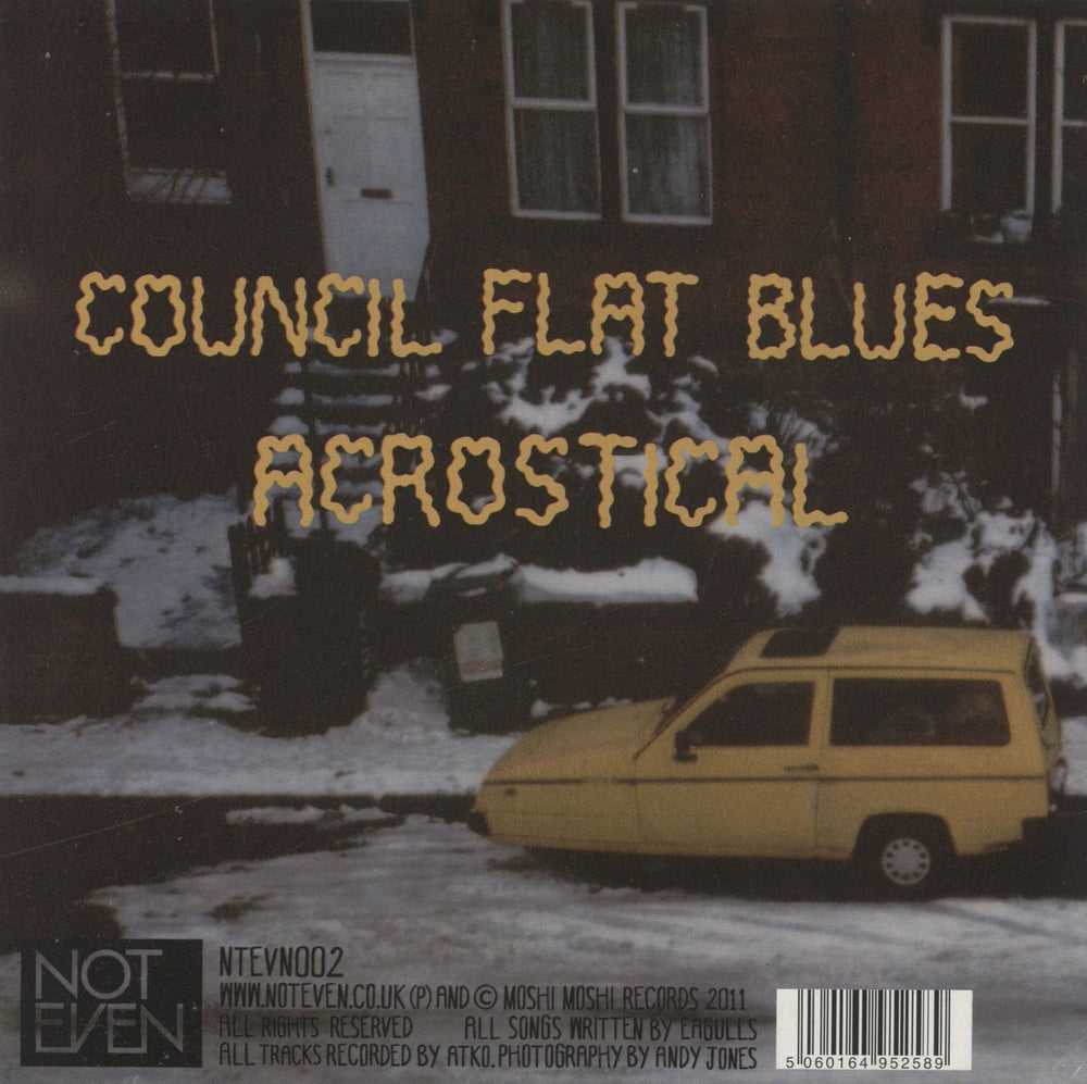 Eagulls Council Flat Blues UK 7" vinyl single (7 inch record / 45) 5060164952589