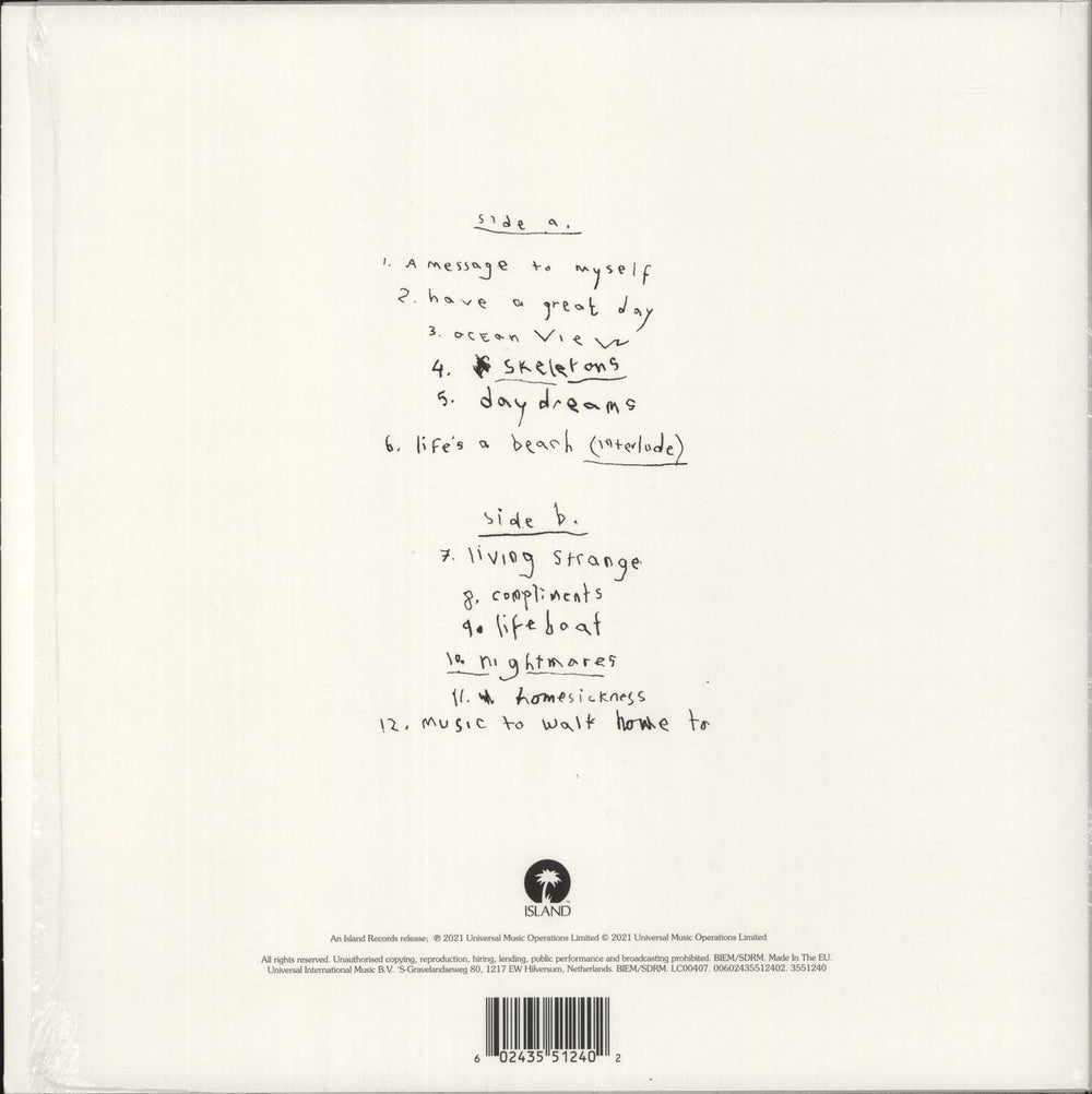 Easy Life Life's A Beach - RSD21 - 180gm Orange Vinyl UK vinyl LP album (LP record) 602435512402