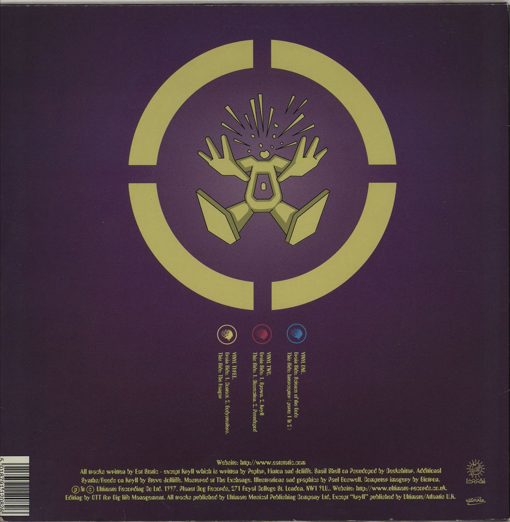 Eat Static Science Of The Gods UK 3-LP vinyl record set (Triple LP Album) 5018791120826