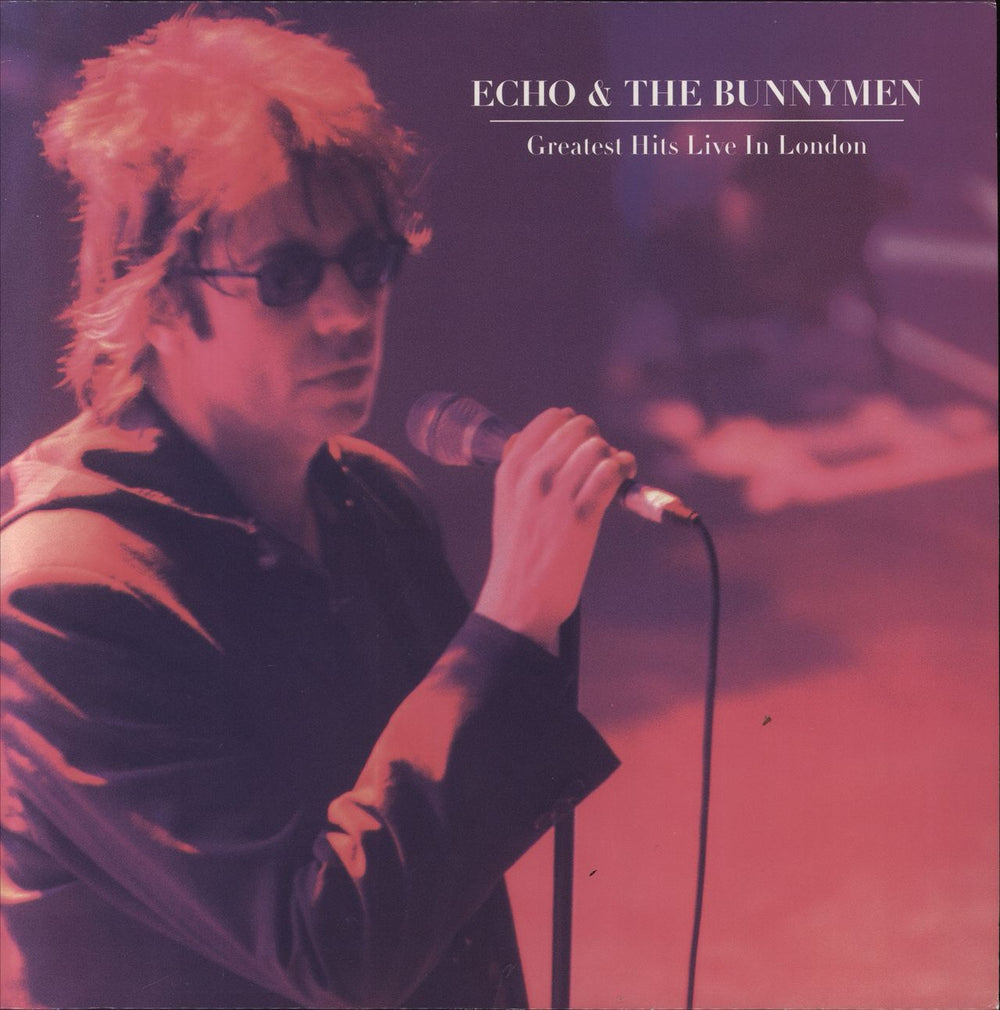 Echo & The Bunnymen Greatest Hits Live In London UK vinyl LP album (LP record) SECLP172