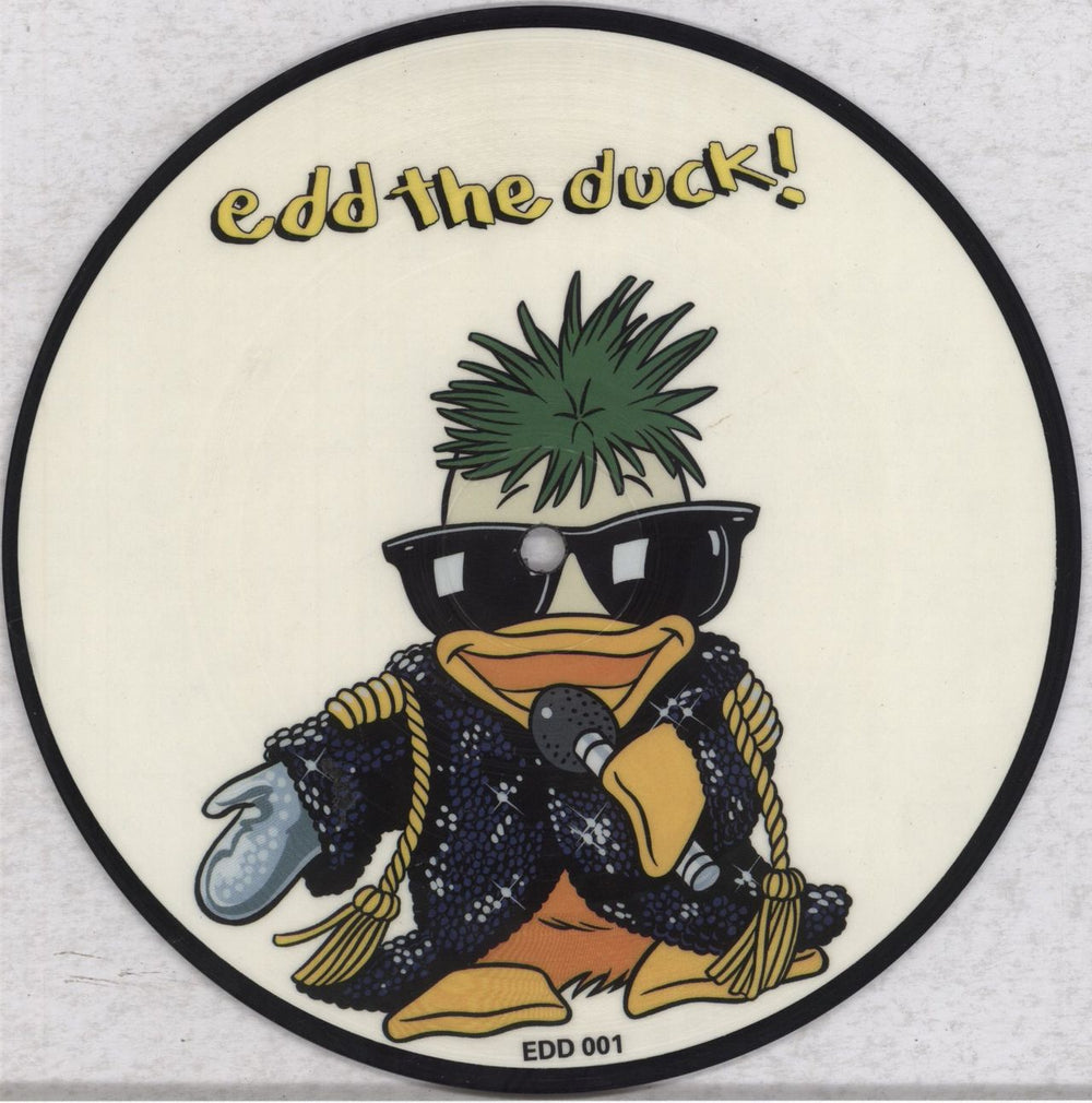 Edd The Duck Awesome Dood! UK 7" vinyl picture disc (7 inch picture disc single) EDD001