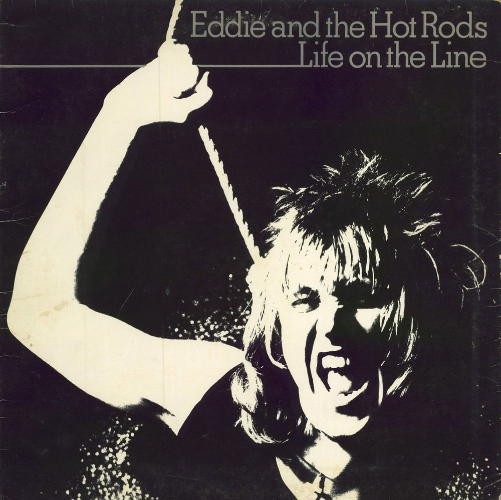 Eddie And The Hot Rods Life On The Line - EX UK vinyl LP album (LP record) ILPS9509