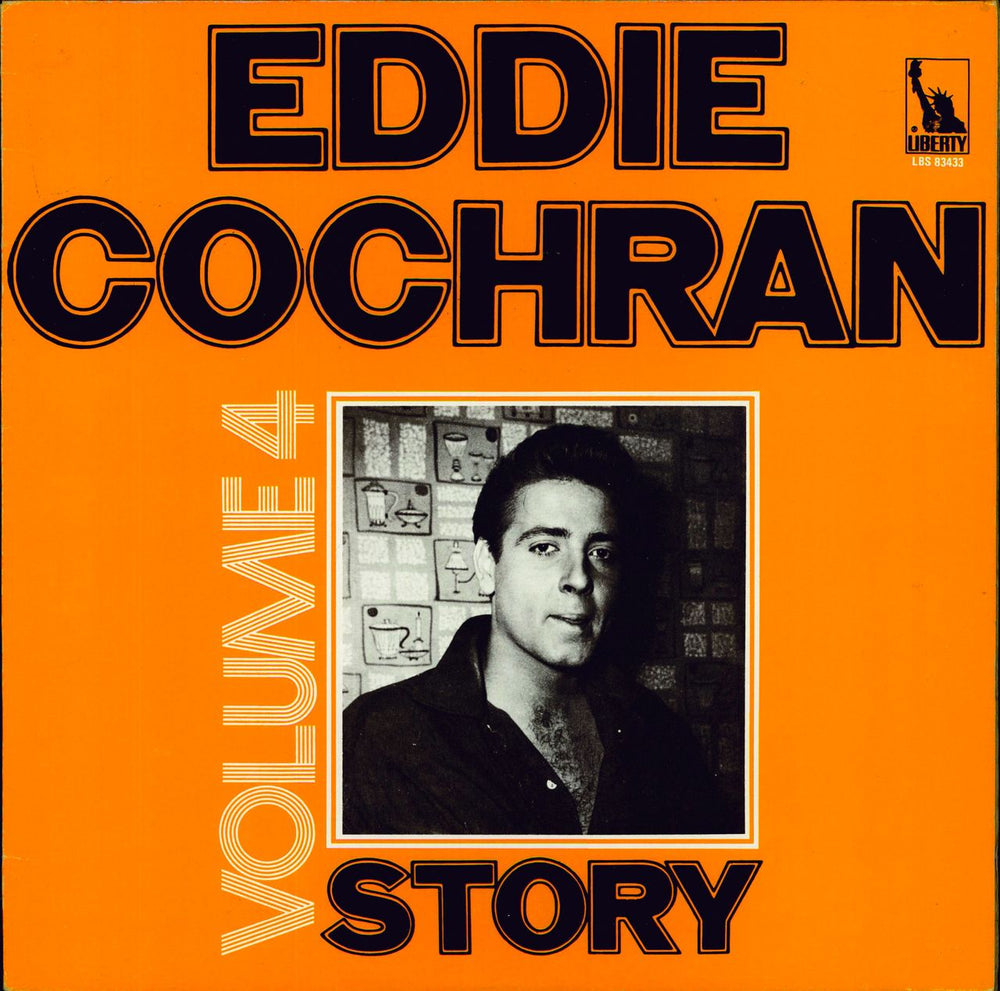 Eddie Cochran Story Volume 4 French vinyl LP album (LP record) LBS83433