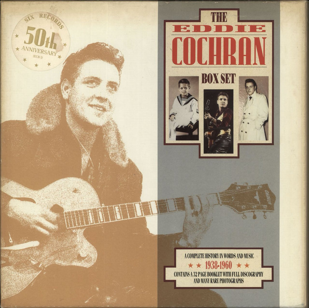 Eddie Cochran The Eddie Cochran Box Set - VG UK Vinyl Box Set ECB1