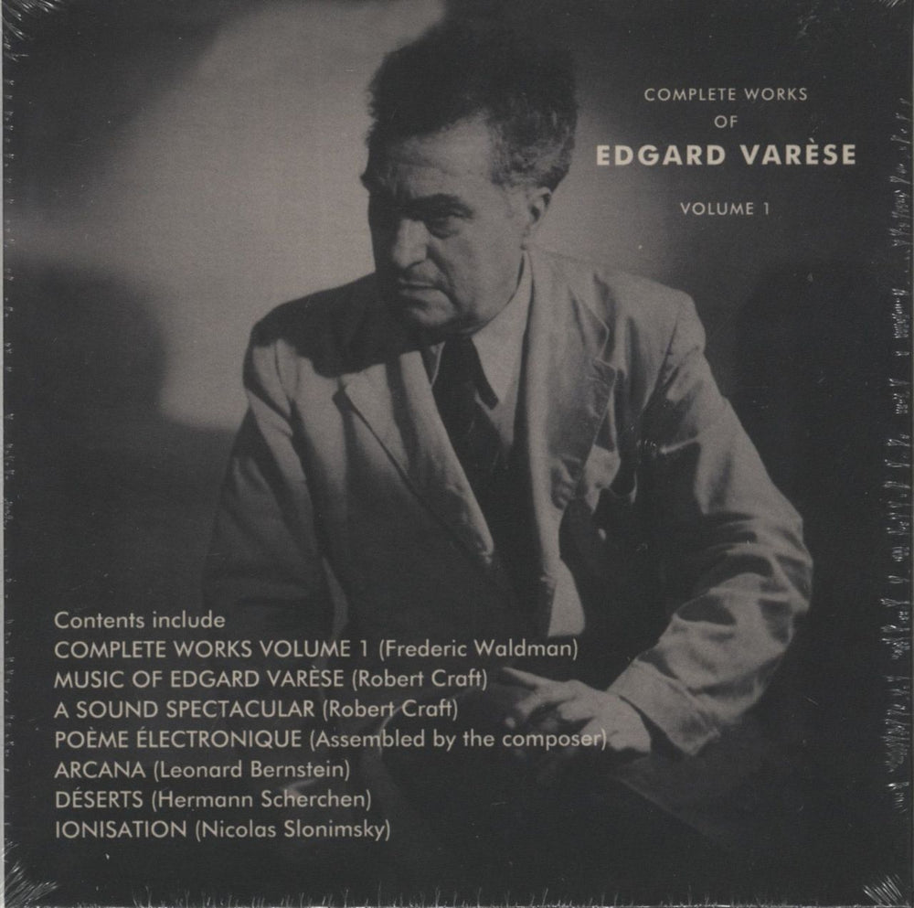 Edgard Varèse Complete Works Of Edgard Varèse, Volume 1 - Sealed UK 3-CD album set (Triple CD) ACME336BOX