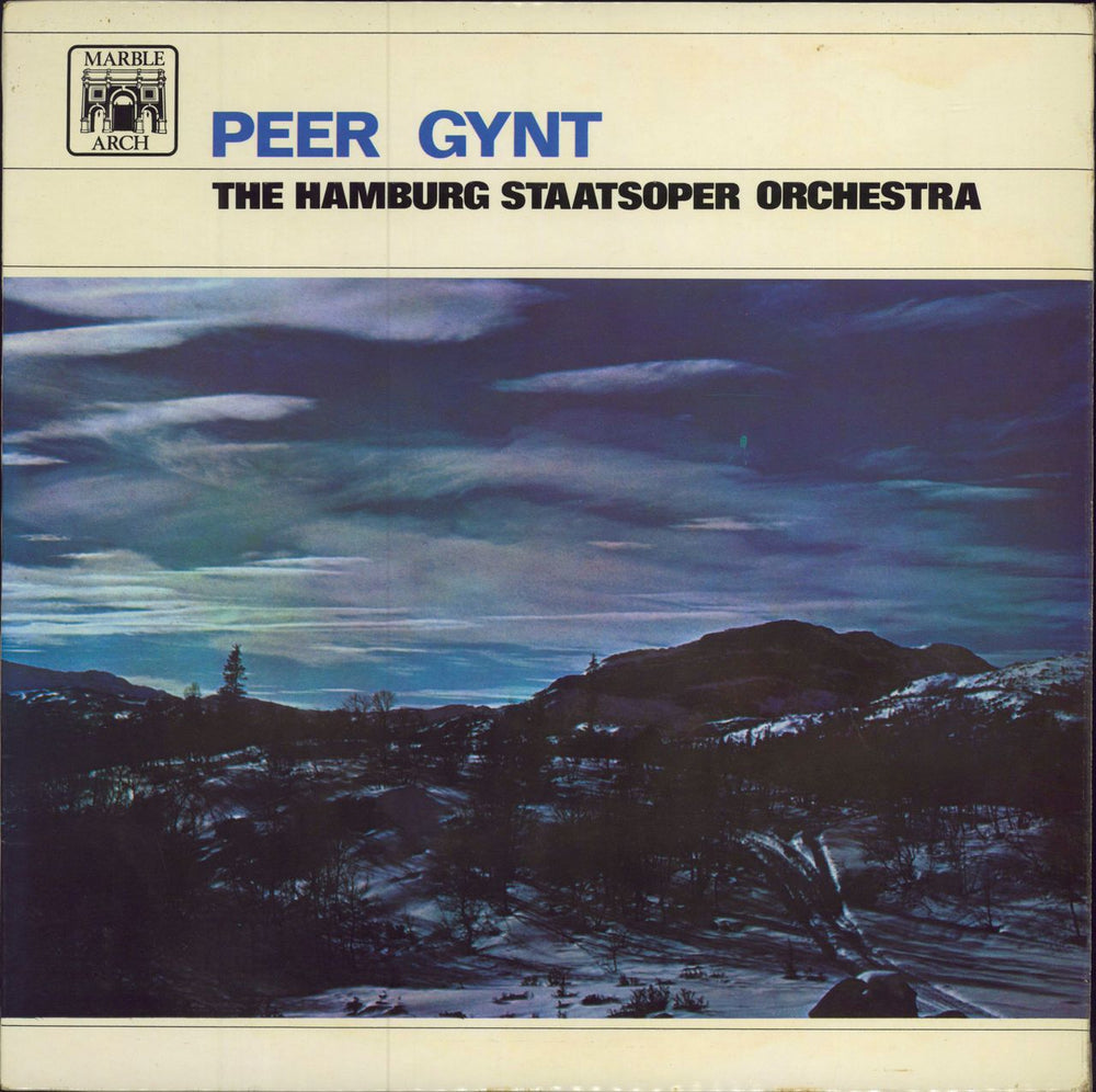 Edvard Grieg Peer Gynt UK vinyl LP album (LP record) MAL605