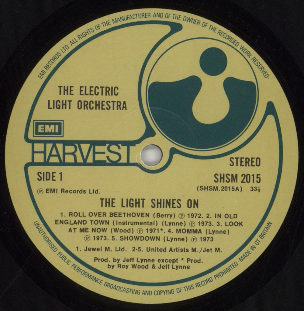 Electric Light Orchestra The Light Shines On UK vinyl LP album (LP record) ELOLPTH245321