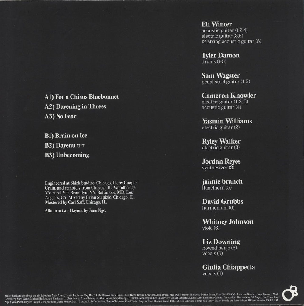 Eli Winter Eli Winter US vinyl LP album (LP record)