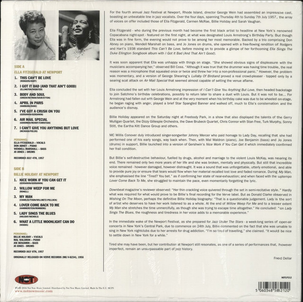 Ella Fitzgerald At Newport Japanese vinyl LP album (LP record) 5060348582120