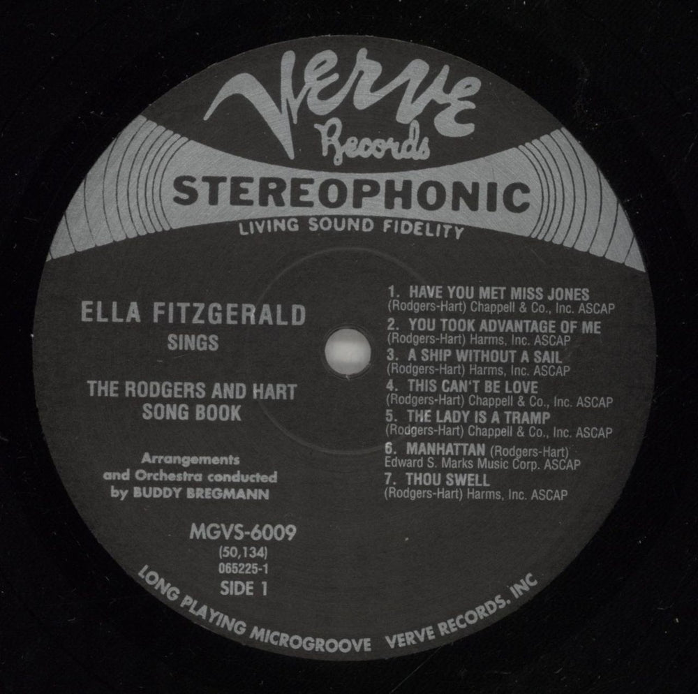 Ella Fitzgerald Sings The Rodgers And Hart Song Book - 180gram UK 2-LP vinyl record set (Double LP Album) EFZ2LSI874672