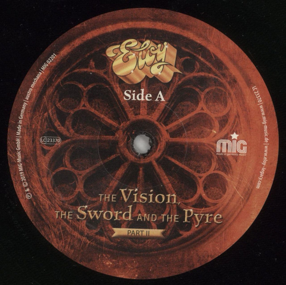Eloy The Vision, The Sword And The Pyre - Part ll German 2-LP vinyl record set (Double LP Album) LOY2LTH865955