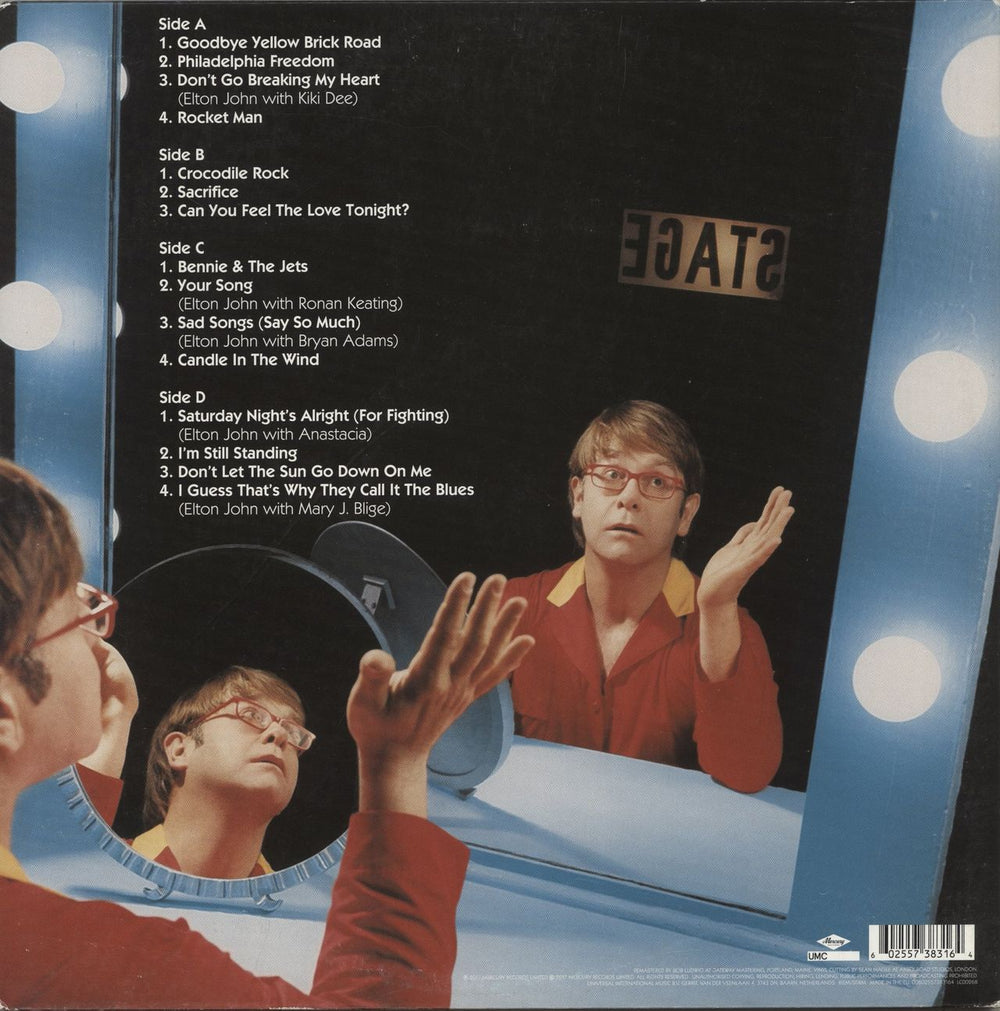 Elton John One Night Only - The Greatest Hits - 180gm UK 2-LP vinyl record set (Double LP Album) 602557383164