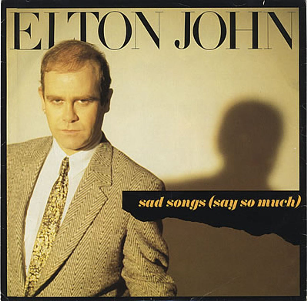 Elton John Sad Songs UK 12" vinyl single (12 inch record / Maxi-single) PH712