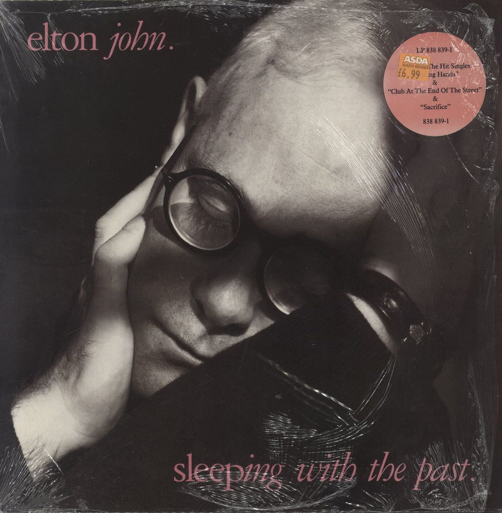 Elton John Sleeping With The Past - Open Shrink UK vinyl LP album (LP record) 838839-1