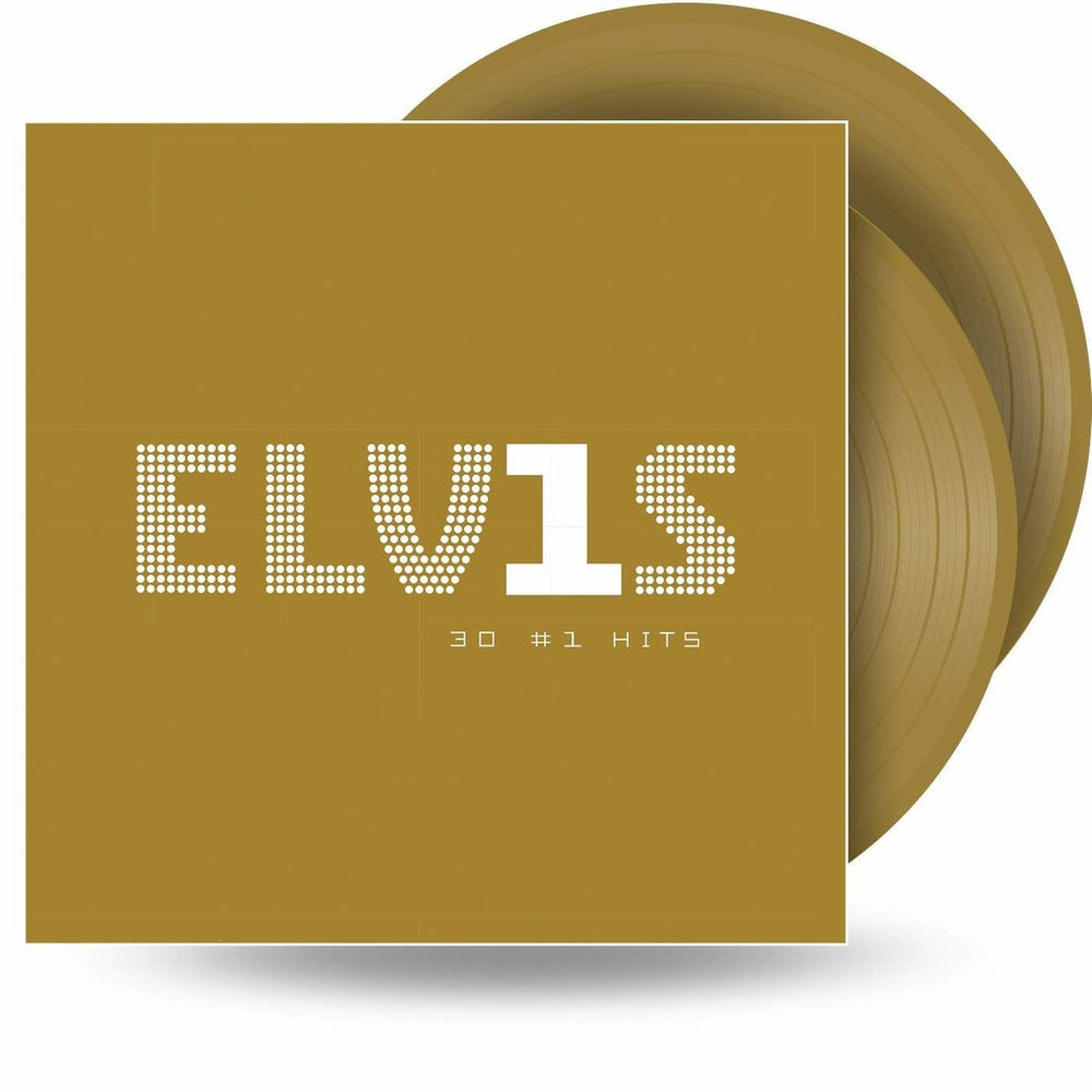 Elvis Presley 30 #1 Hits - Gold Vinyl - Sealed UK 2-LP vinyl record set (Double LP Album) ELV2LHI706209