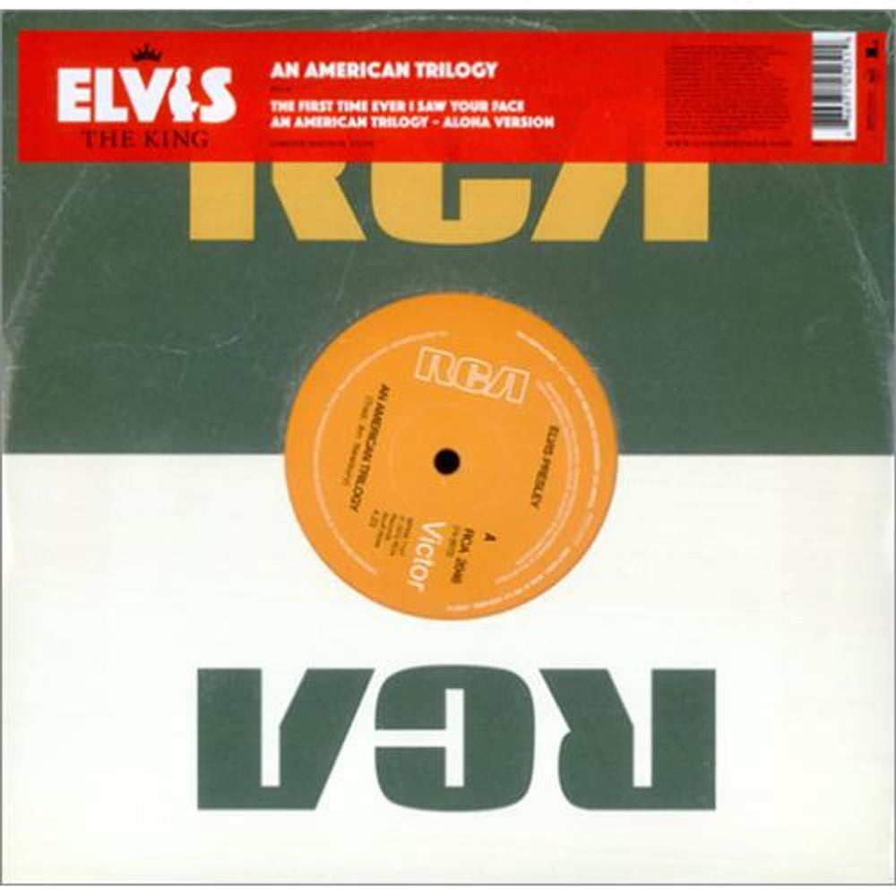 Elvis Presley An American Trilogy UK 10" vinyl single (10 inch record) 88697125251