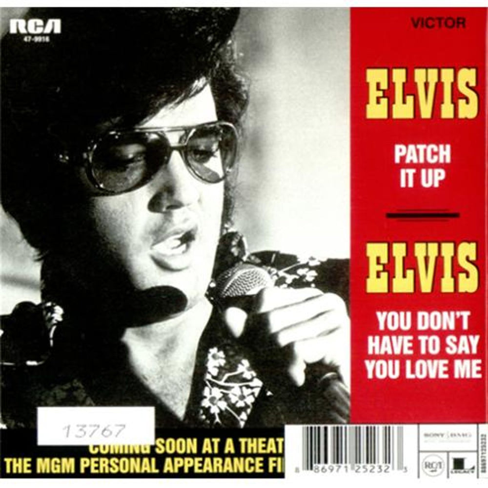 Elvis Presley You Don't Have To Say You Love Me UK CD single (CD5 / 5") ELVC5YO410782