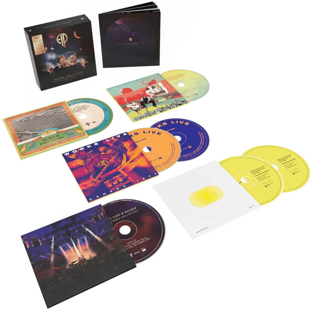 Emerson Lake & Palmer Out Of This World: Live 1970-1997 - stickered UK CD Album Box Set ELPDXOU784898