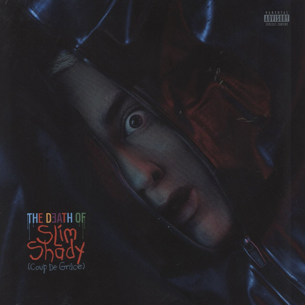 Eminem The Death Of Slim Shady [Coup De Grace] - Crayon Tri-Colour Vinyl - Sealed UK 2-LP vinyl record set (Double LP Album) 00602468081425