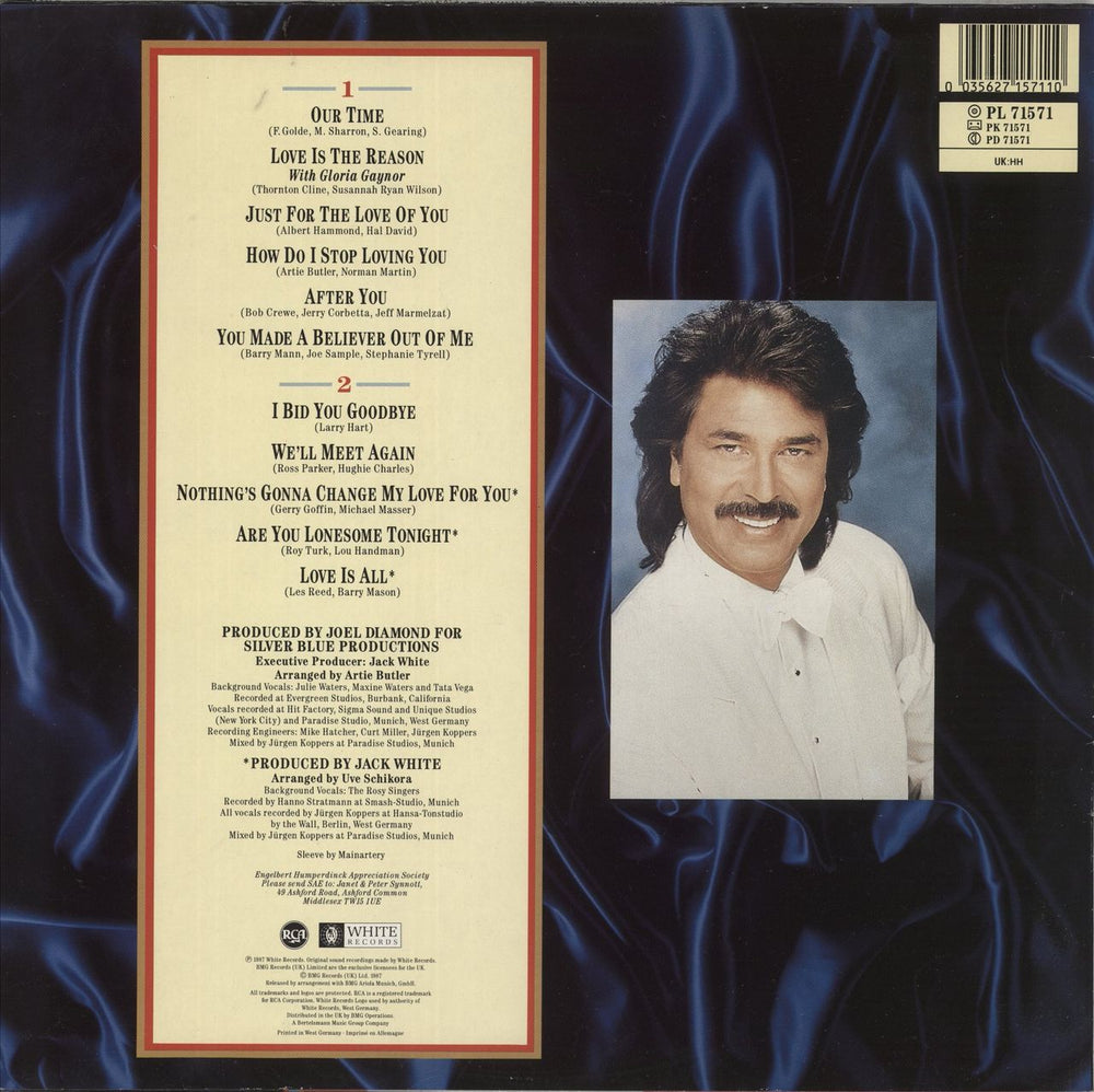 Engelbert Humperdinck (Singer) Remember - I Love You German vinyl LP album (LP record) 035627157110