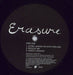 Erasure Erasure - 180gm UK 2-LP vinyl record set (Double LP Album) ERA2LER831052