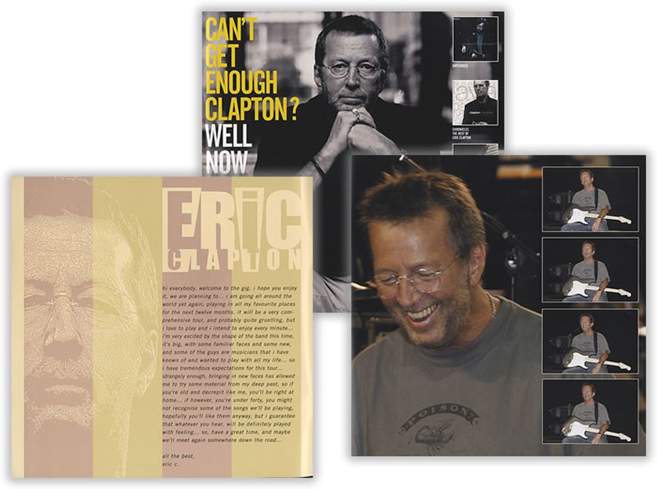 Eric Clapton 2006/7 World Tour Programme UK tour programme CLPTRWO391277