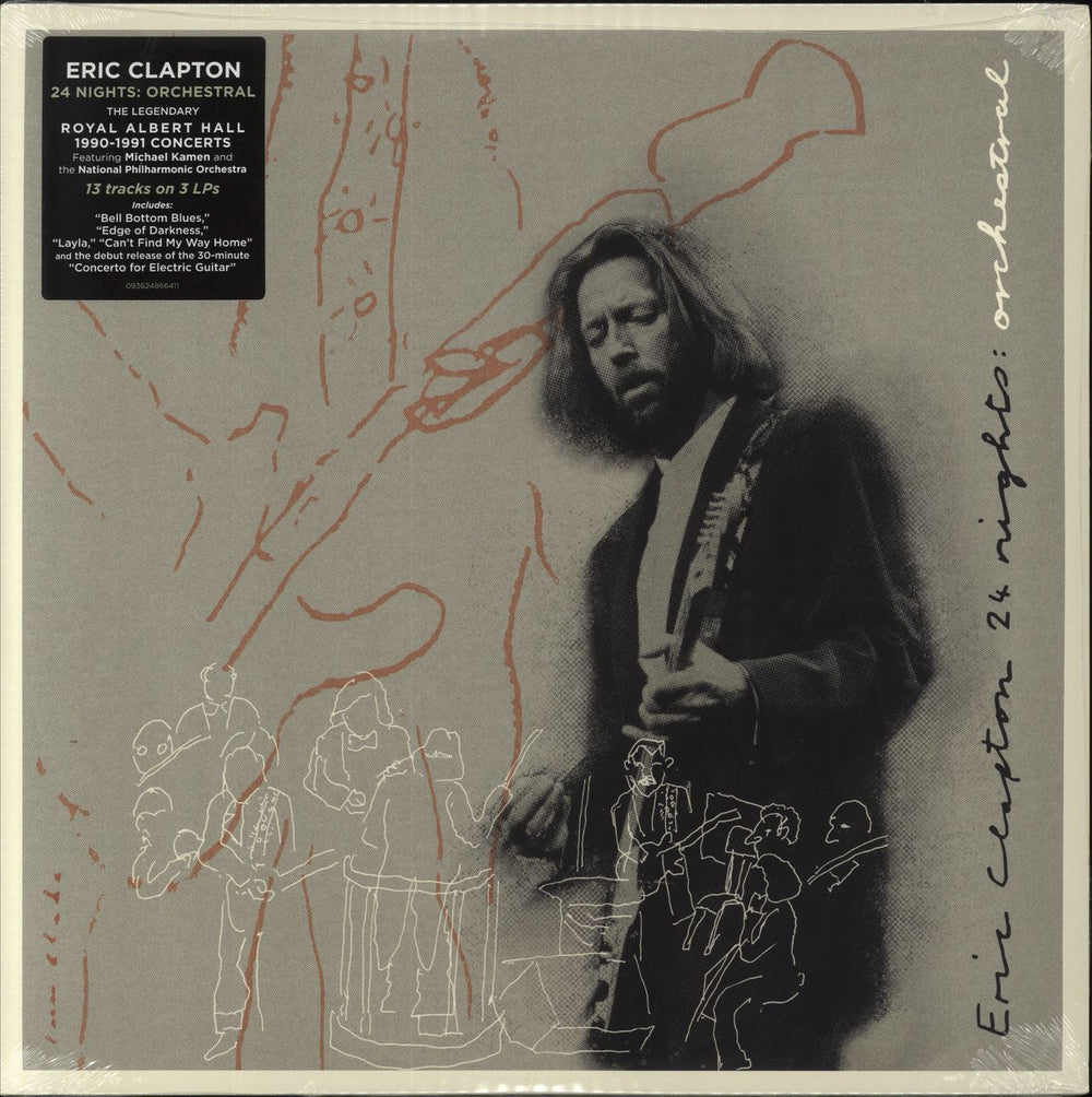 Eric Clapton 24 Nights: Orchestral + Hype Sticker - sealed UK 3-LP vinyl record set (Triple LP Album) 093624866411