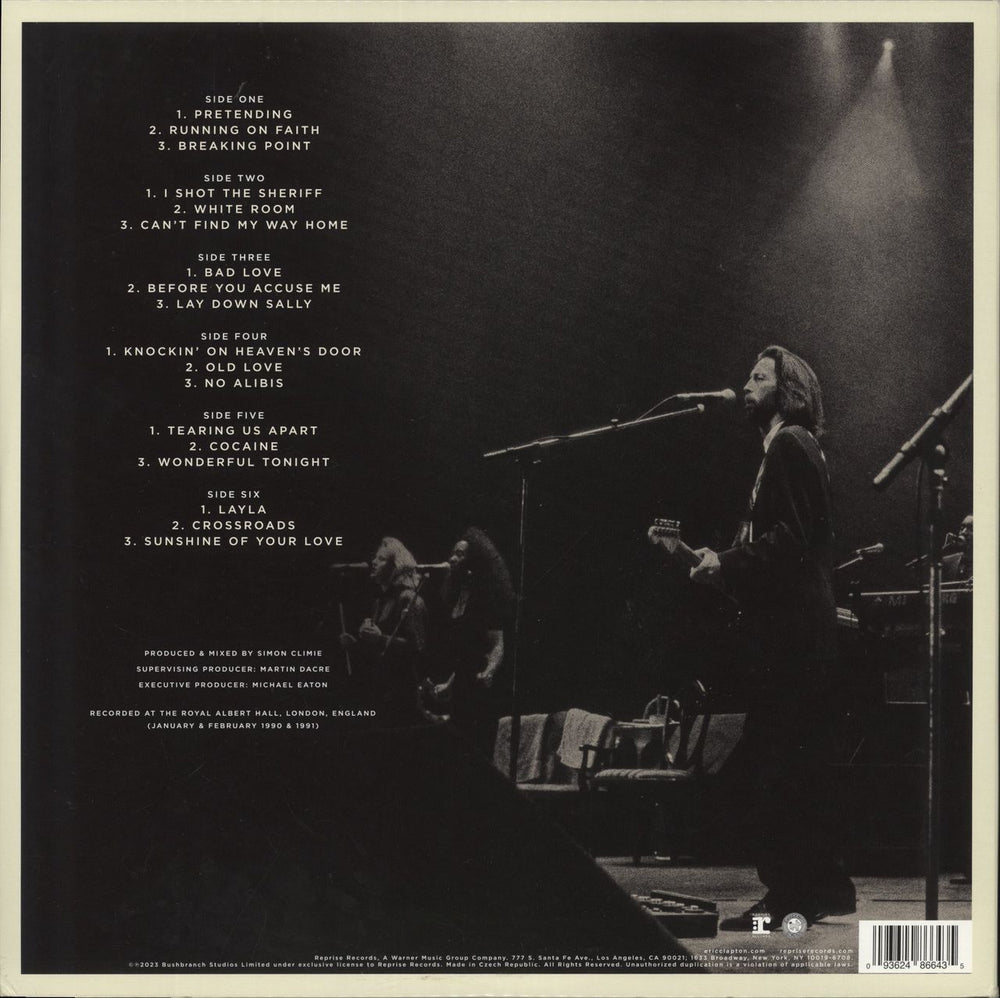 Eric Clapton 24 Nights: Rock + Hype Sticker UK 3-LP vinyl record set (Triple LP Album) 093624866435