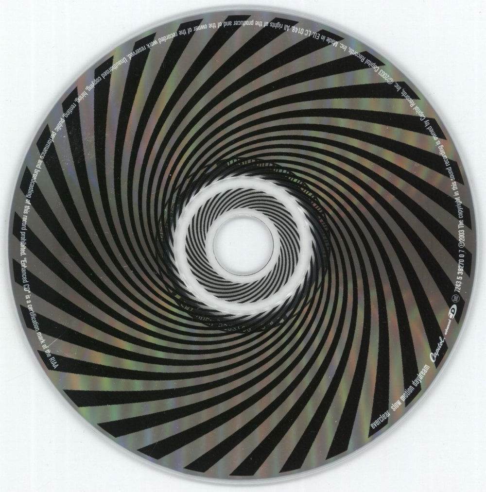 Everclear Slow Motion Daydream UK CD album (CDLP) EVCCDSL236471