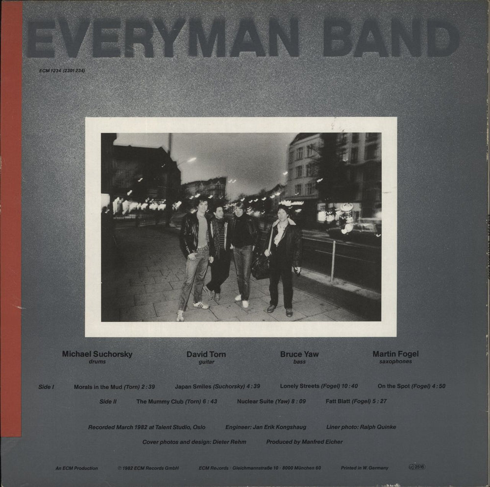 Everyman Band Everyman Band German vinyl LP album (LP record)