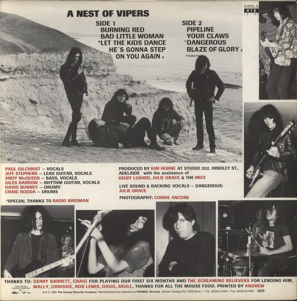 Exploding White Mice A Nest Of Vipers German vinyl LP album (LP record)