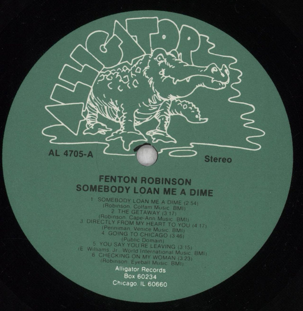 Fenton Robinson Somebody Loan Me A Dime UK vinyl LP album (LP record) 8FRLPSO842311