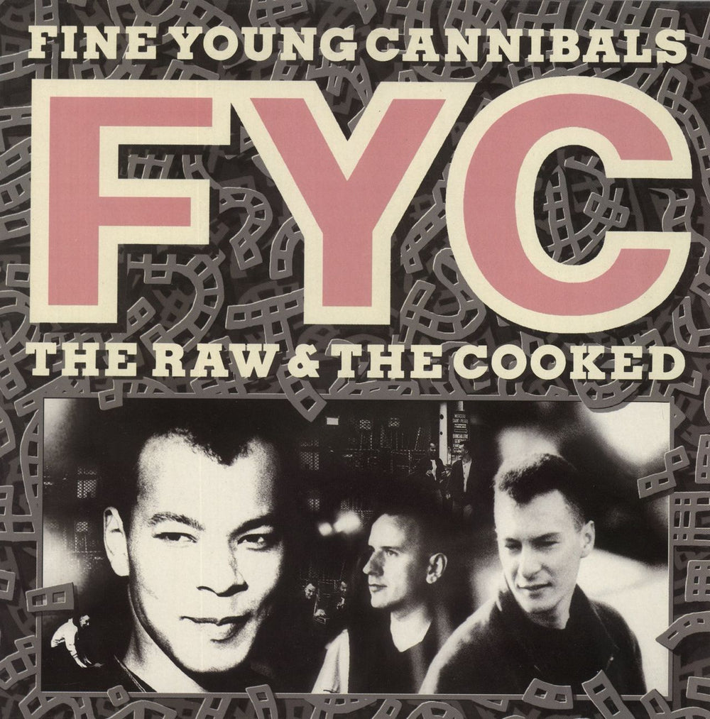 Fine Young Cannibals The Raw & The Cooked UK vinyl LP album (LP record) 828069.1