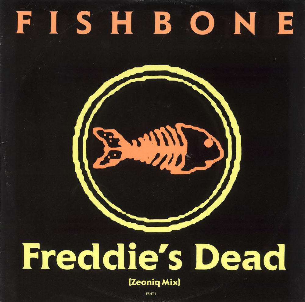 Fishbone Freddie's Dead UK 12" vinyl single (12 inch record / Maxi-single) FSHT1