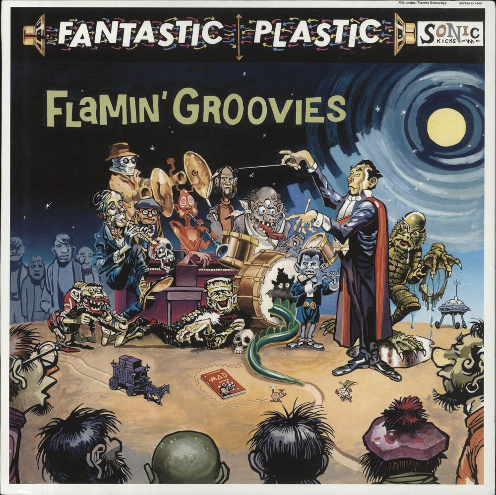 Flamin' Groovies Fantastic Plastic US vinyl LP album (LP record) SEVERNLP4069