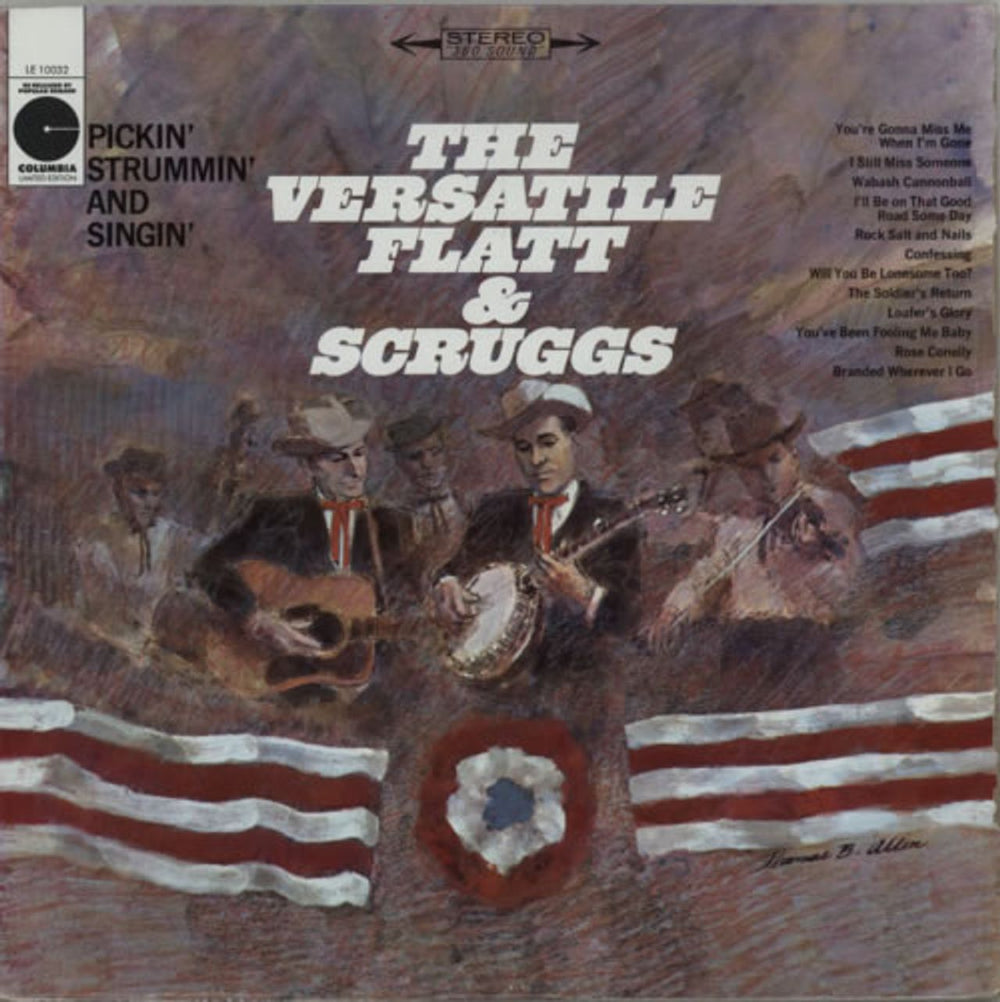 Flatt & Scruggs The Versatile Flatt & Scruggs US vinyl LP album (LP record) LE10032
