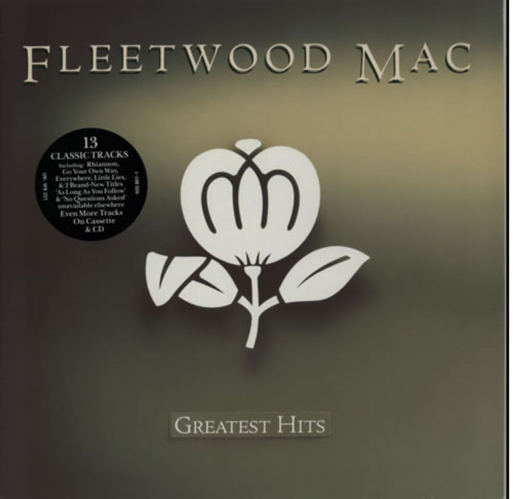 Fleetwood Mac Greatest Hits + Hype Sticker - EX UK vinyl LP album (LP record) WX221