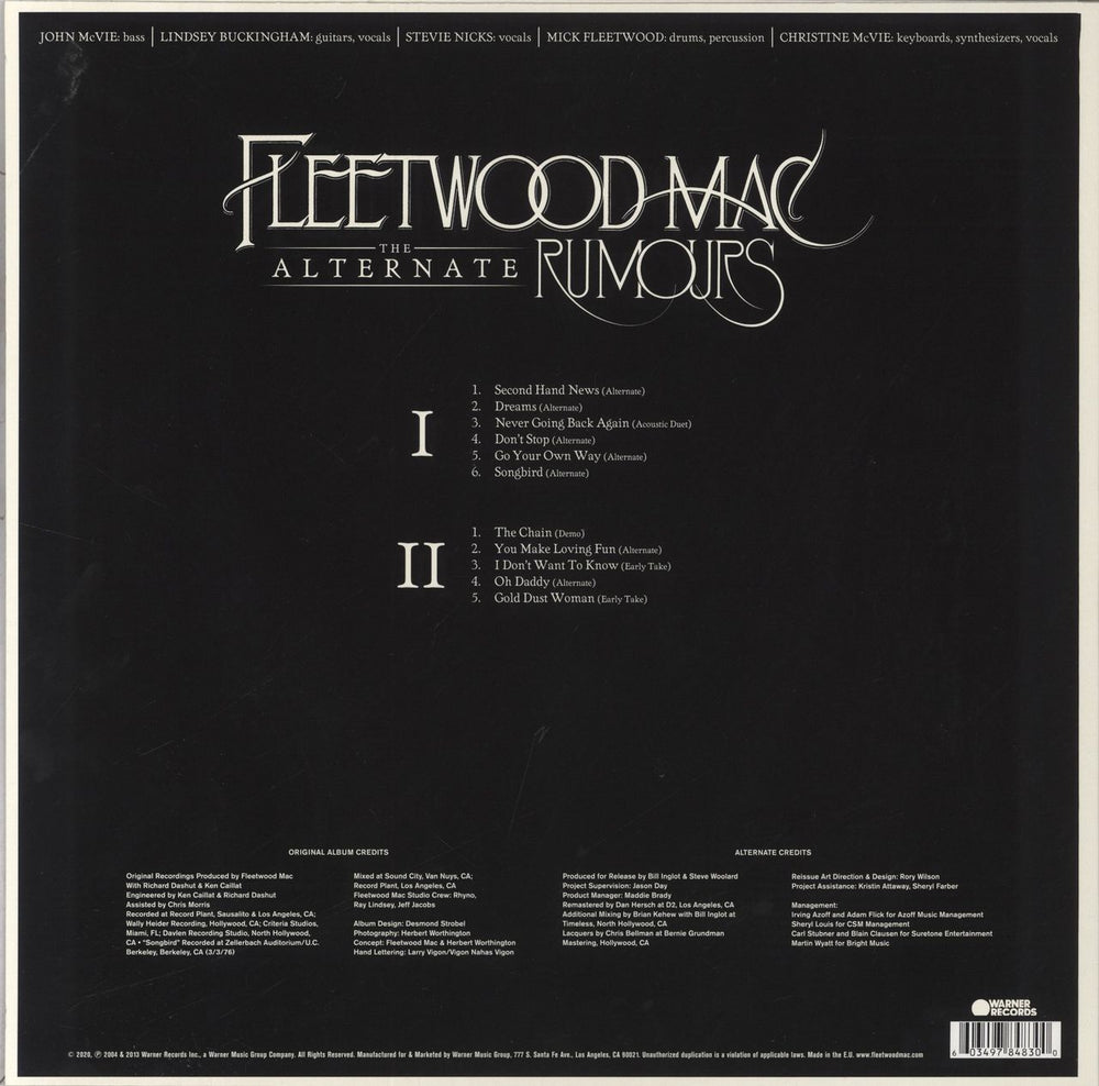 Fleetwood Mac The Alternate Rumours - RSD20 - 180gm UK vinyl LP album (LP record) MACLPTH845728