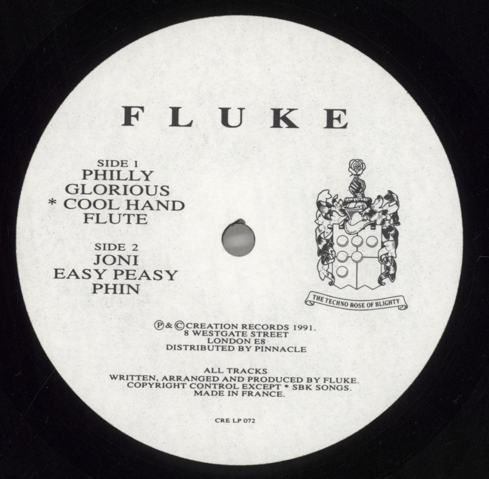 Fluke The Techno Rose Of Blighty UK vinyl LP album (LP record) UKELPTH293977