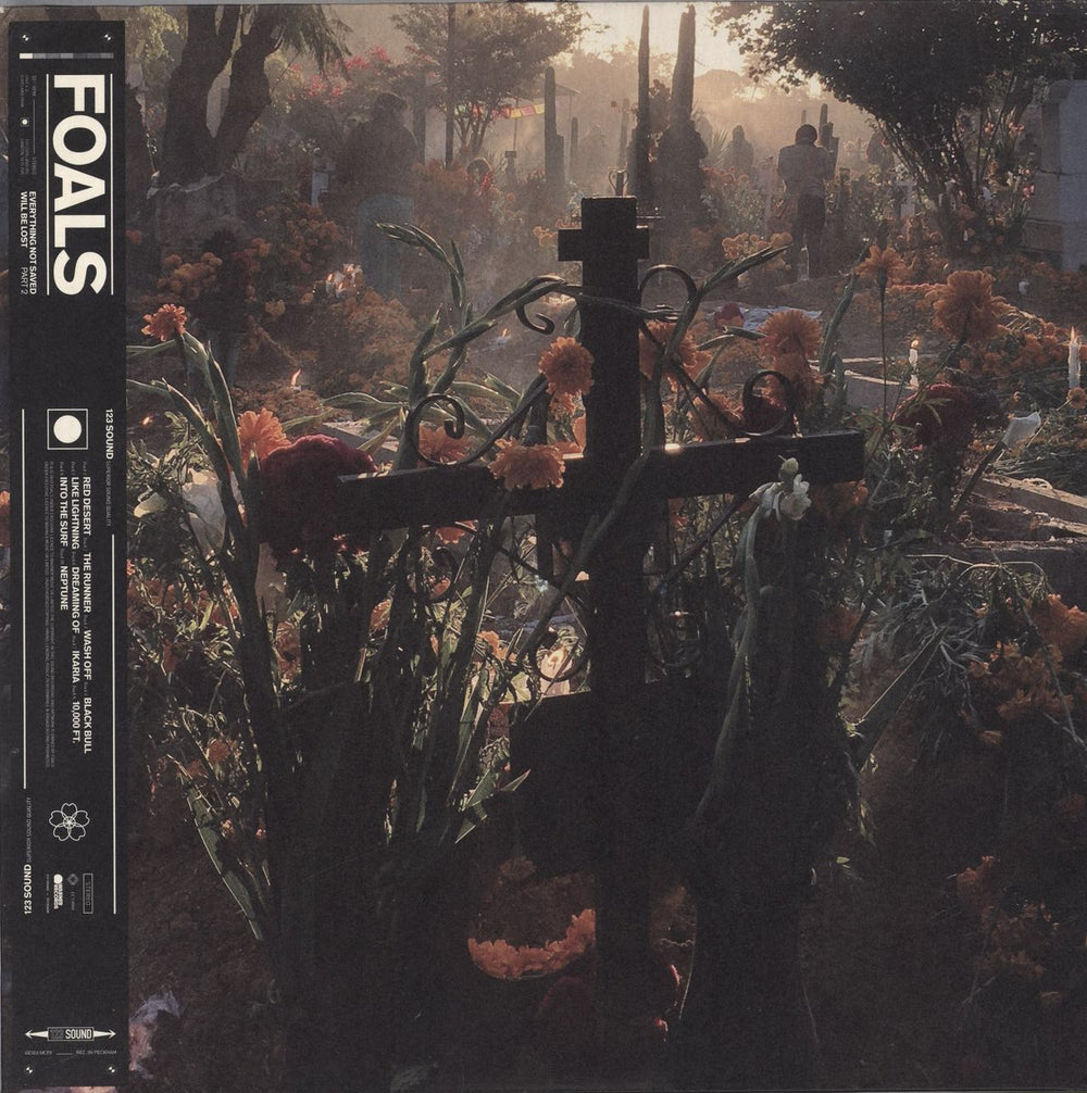 Foals Everything Not Saved Will Be Lost Part 2 - 180gm Neon Orange Vinyl UK vinyl LP album (LP record) 0190295378479