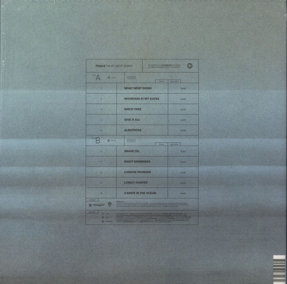 Foals What Went Down - 180gram Vinyl UK vinyl LP album (LP record) 825646075034