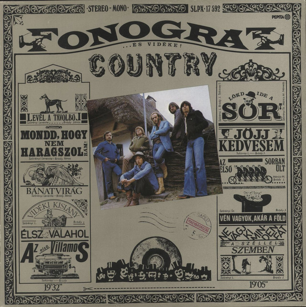 Fonográf Country Album Hungarian vinyl LP album (LP record) SLPX17592