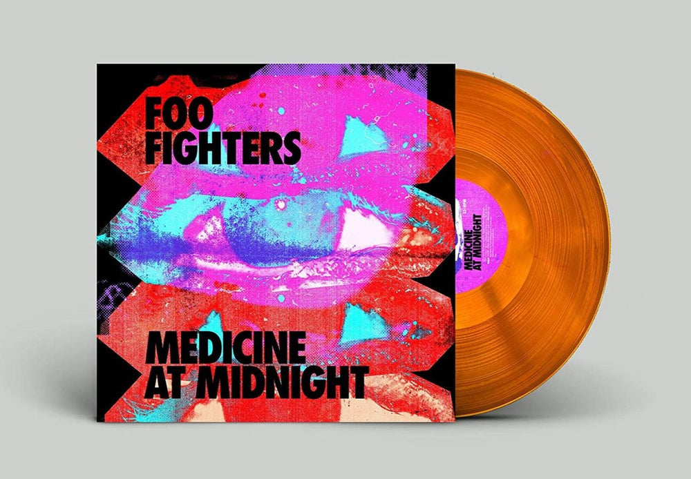 Foo Fighters Medicine At Midnight - Orange Vinyl - Sealed UK vinyl LP album (LP record) FOOLPME762720