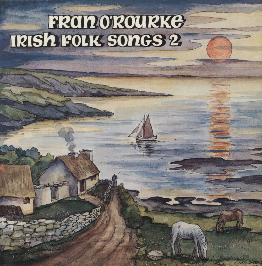 Fran O'Rourke Irish Folk Songs 2 UK vinyl LP album (LP record) 001