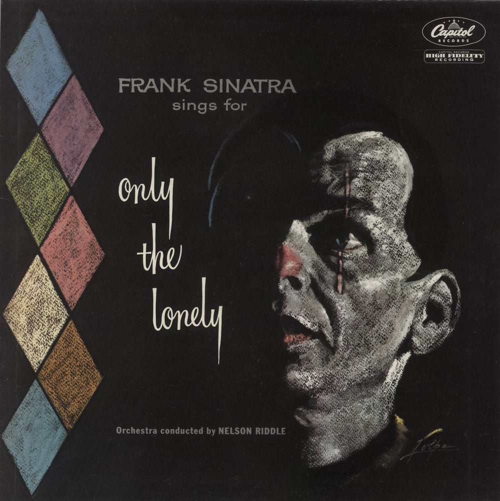 Frank Sinatra Only The Lonely UK vinyl LP album (LP record) ED2601391