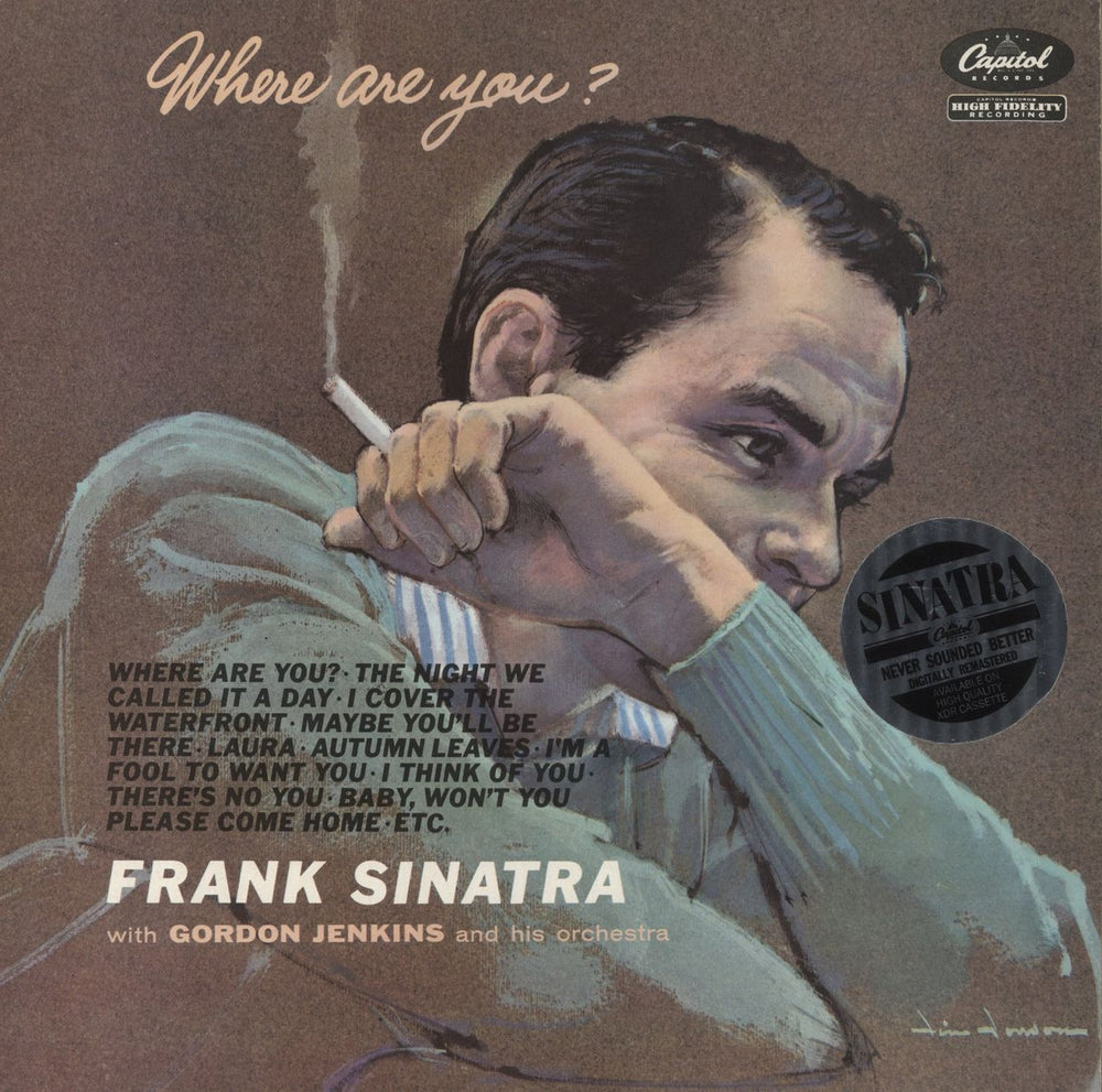 Frank Sinatra Where Are You? UK vinyl LP album (LP record) CAPS26-0018-1