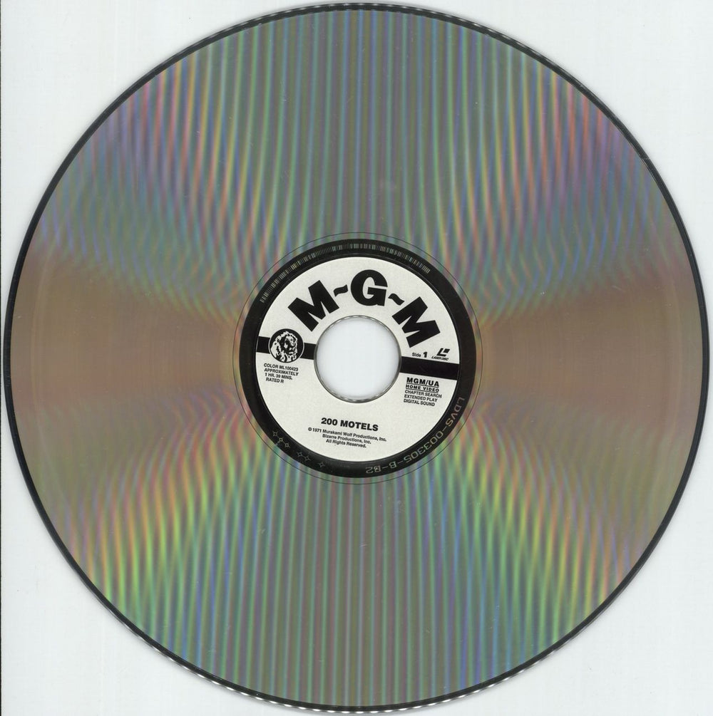 Frank Zappa 200 Motels - Shrink US laserdisc / lazerdisc ZAPLZMO876714