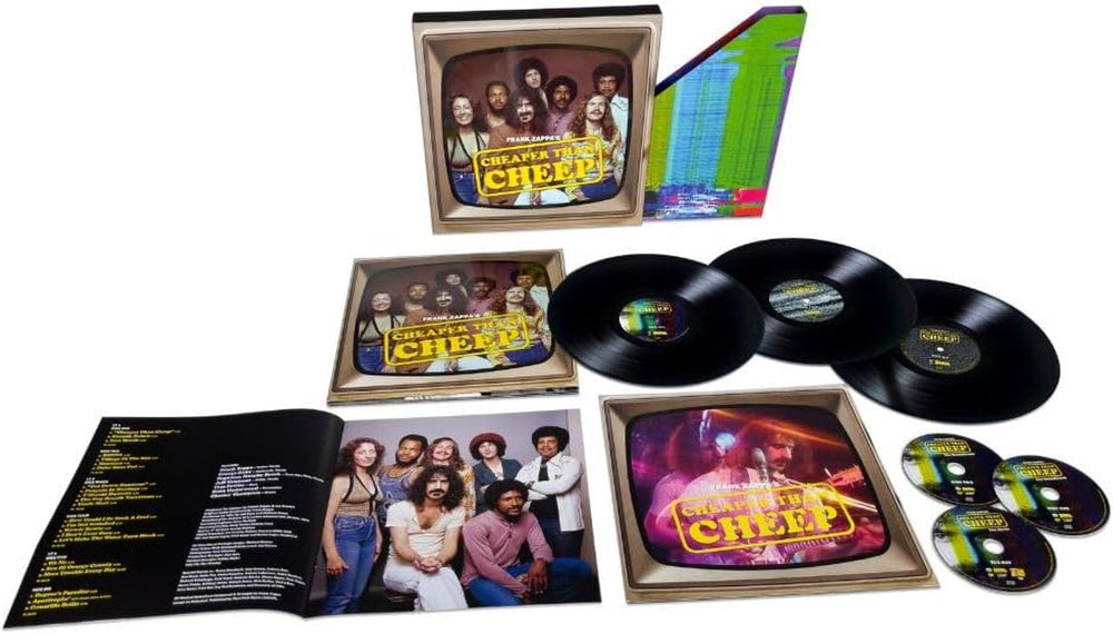 Frank Zappa Cheaper Than Cheep - Super Deluxe Edition 3LP / 2CD / Blu-Ray - Sealed UK box set ZR20047-2 / 7539434
